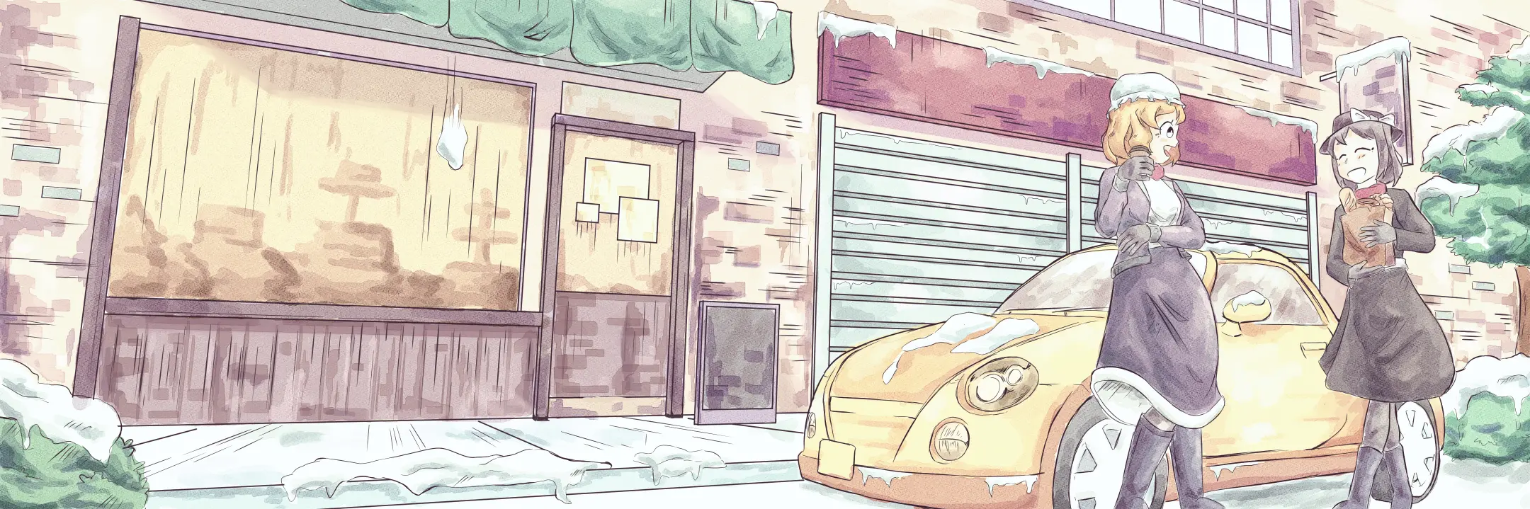 Artwork featuring Winter character